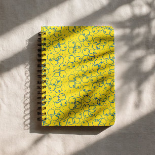 Cobalt Scribble Rings – modern Pattern Planner