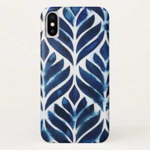 Cobalt Watercolor Tiles IV Case-Mate iPhone Case