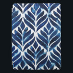 Cobalt Watercolor Tiles IV iPad Pro Cover<br><div class="desc">Cobalt Watercolor Tiles IV by Grace Popp</div>
