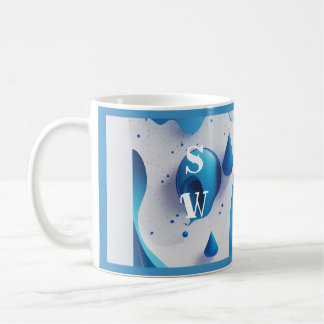 Cobalt Wave Signature Morning Coffee Mug