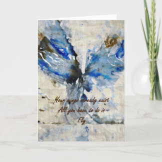 CobaltMoonDesign Art Quote Greetings Card