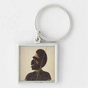 Cobbawn Wogi, native chief of Port Stephen Keychain