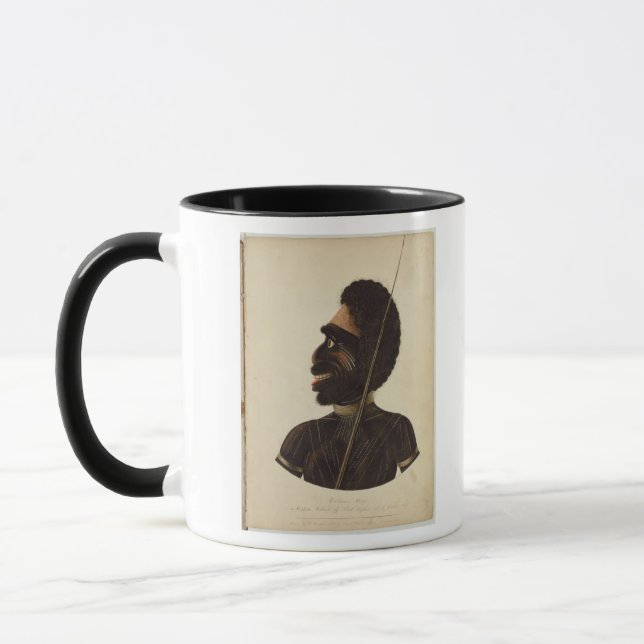 Cobbawn Wogi, native chief of Port Stephen Mug (Left)