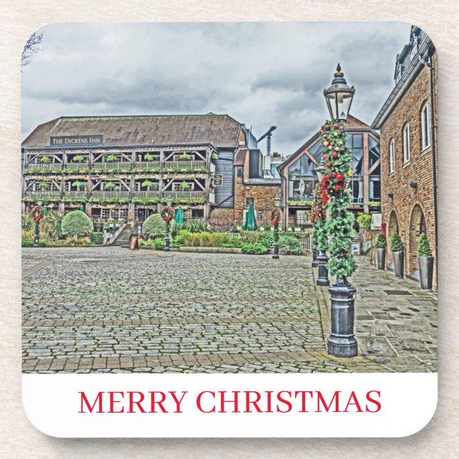 Cobbled square view coasters (Front)