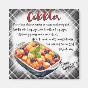 Cobbler Recipe Magnet