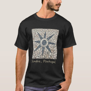 Cobblestone Sun Sintra Portugal Street Photography T-Shirt