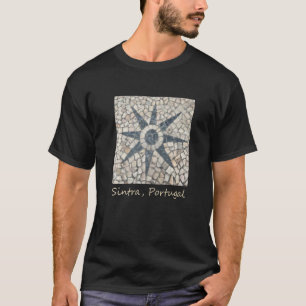 Cobblestone Sun Sintra Portugal Street Photography T-Shirt