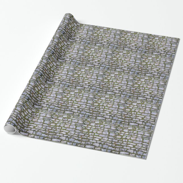 Cobblestone Wrapping Paper (Unrolled)