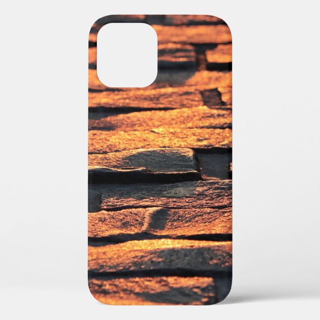 Cobblestones pavement sidewalk road Case-Mate iPhone case (Back)
