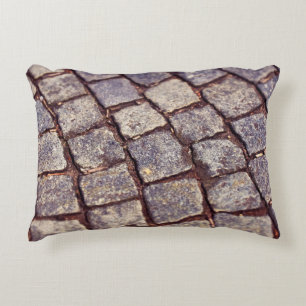 Cobblestones paving stones stones accent pillow