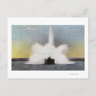 Cobbs Hill Reservoir Fountain View Postcard