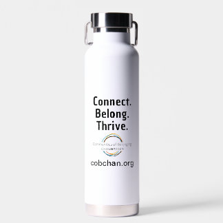 CoBC Bottle (dark text) - Connect Belong Thrive