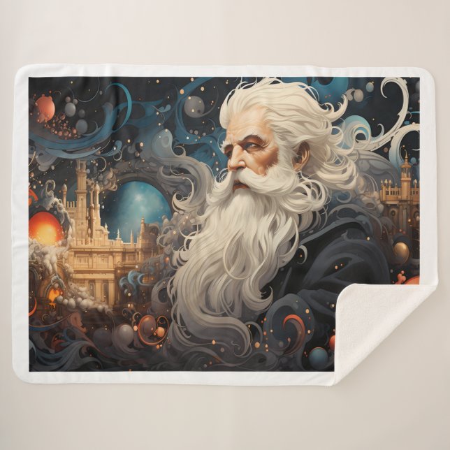 Cobertor (Blanket) Sherpa Sonho com Noel Sherpa Blanket (Front (Horizontal))