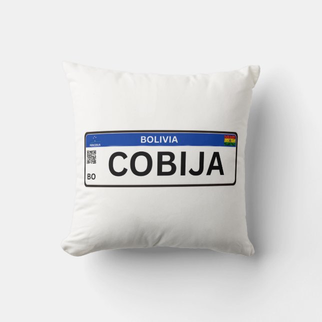 Cobija Mercosur Throw Pillow (Front)