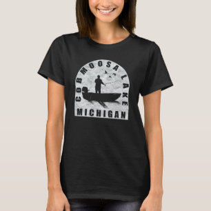 Cobmoosa Lake Fishing Michigan T-Shirt