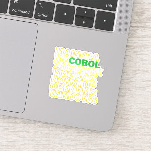 COBOL Language Operating System Platforms Sticker