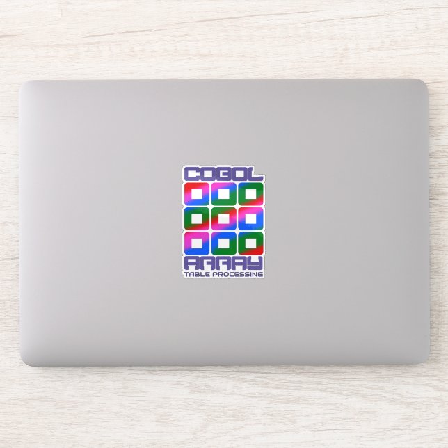 Cobol Programming Arrays Sticker (Computer)