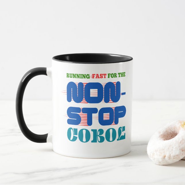 Cobol Programming in HP NonStop System  Mug (With Donut)