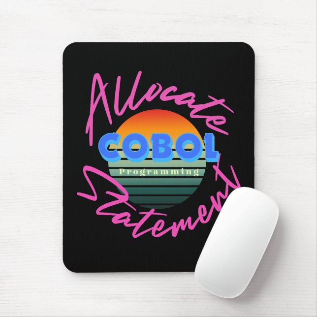 Cobol Programming Language ALLOCATE Statement Mouse Pad (With Mouse)