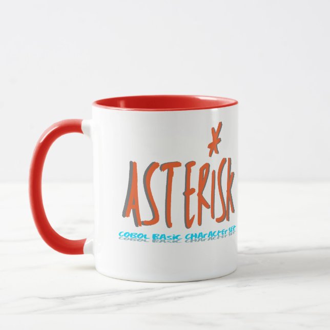 Cobol Programming Language Basic Character Mug (Left)