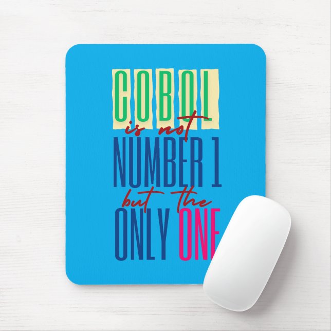 Cobol Programming Language is The Only One Mouse Pad (With Mouse)