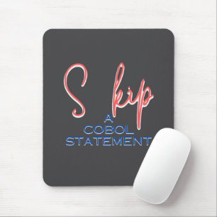 Cobol Programming Language Skip Statement Mouse Pad