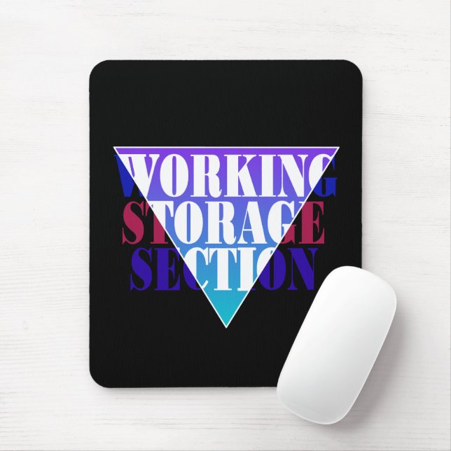 Cobol Programming Working Storage Mouse Pad (With Mouse)