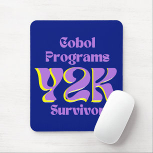 Cobol Programming Year 2000 (Y2K) Survivor Mouse Pad