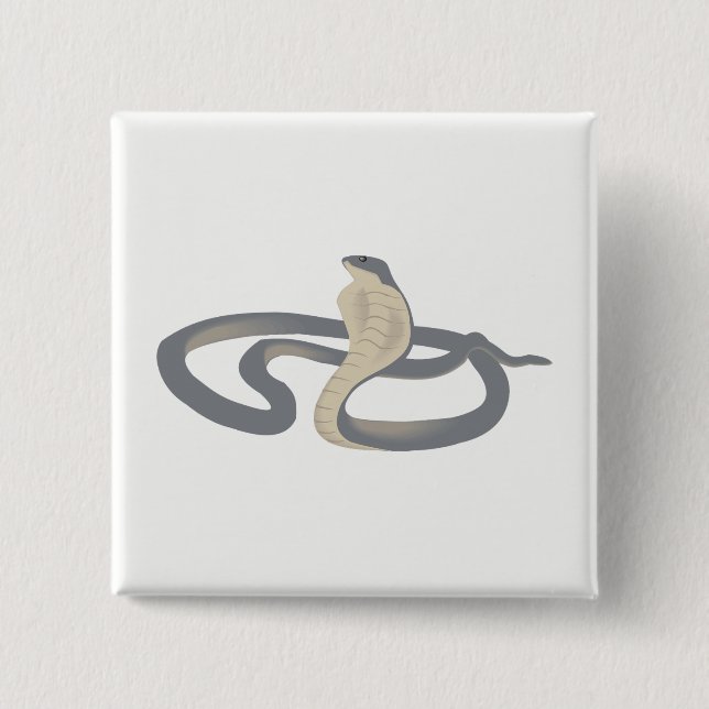 Cobra 2 Inch Square Button (Front)