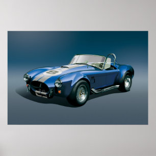 Cobra-427s blue Poster