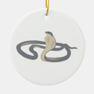 Cobra Ceramic Ornament