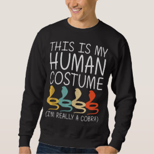 Cobra Halloween   Animal Snake   Halloween Gift  Sweatshirt