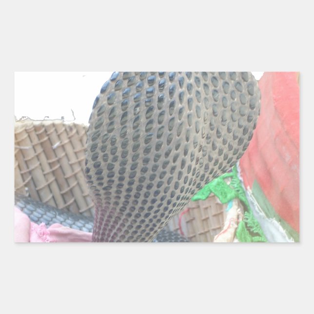 Cobra in Basket Art Print Sticker (Front)