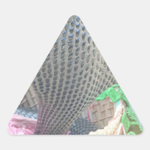 Cobra in Basket Art Print Triangle Sticker