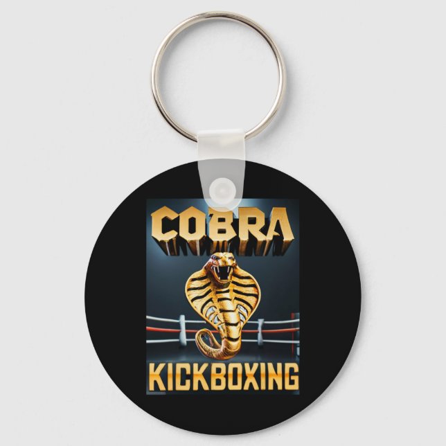Cobra Kickboxing Design By Don Castillo  Keychain (Front)
