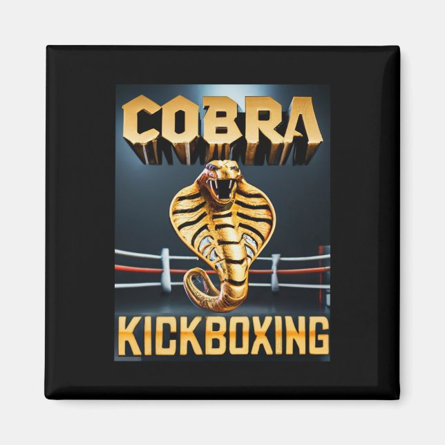 Cobra Kickboxing Design By Don Castillo  Magnet (Front)