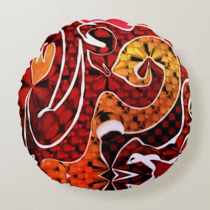 Cobra Round Pillow