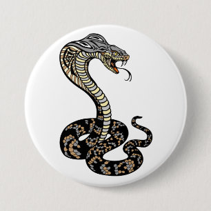 cobra snake button