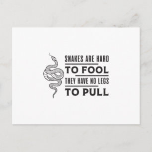 Cobra Snake Reptile Snakers Animal Funny Gift Idea Postcard