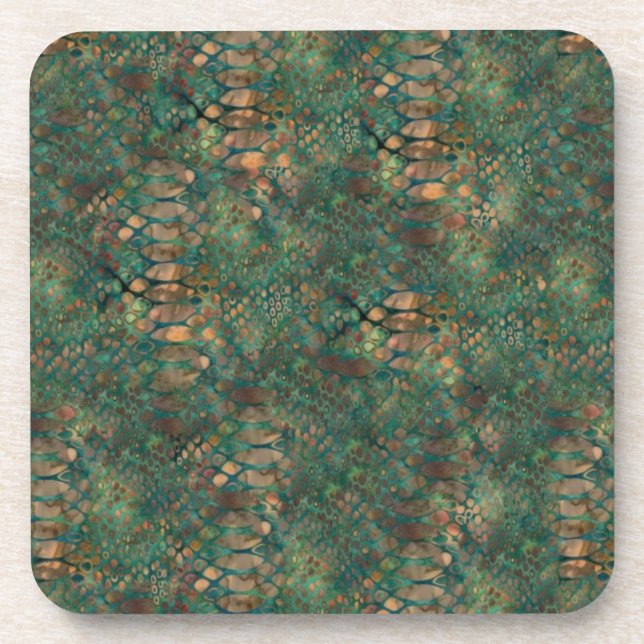 Cobra Snake Skin Coaster (Front)