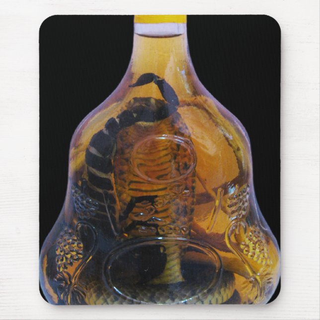 Cobra Snake Vs Scorpion Whiskey ... Yadong Lao Mouse Pad (Front)