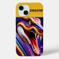 Cobra snake with vibrant red blue and yellow scale