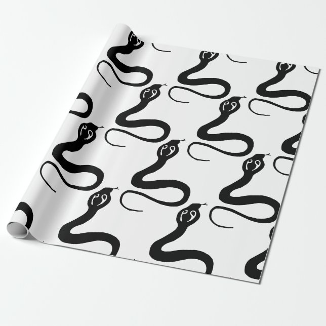 Cobra Snake Wrapping Paper (Unrolled)