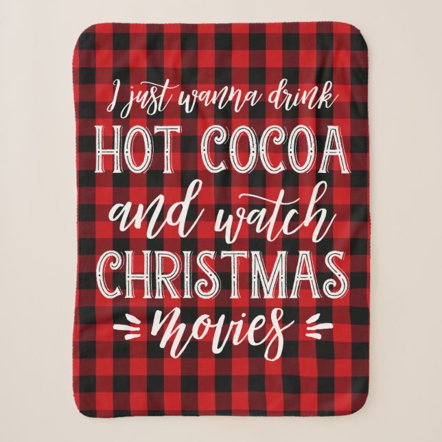 Coca chaud et films de Noël | Red Plaid (Devant)