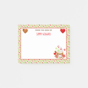 Coca et biscuits de Noël Green Post-it