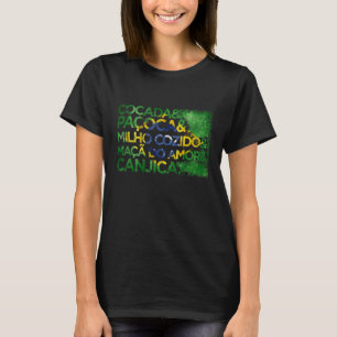 Cocada Paçoca Milho Cozido Maçã do Amor & Canjica T-Shirt