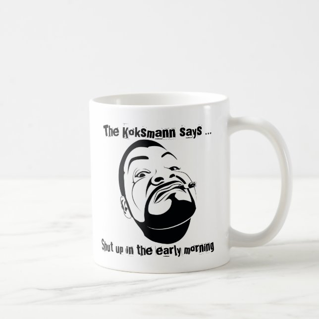 Cocaine Man in the Morning Coffee Mug (Right)