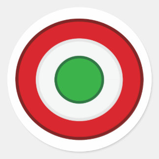 Coccarda Coppa Italia, Italy Classic Round Sticker