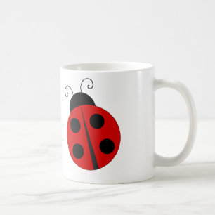 Coccinelle de bande dessinée - tasse de café bla