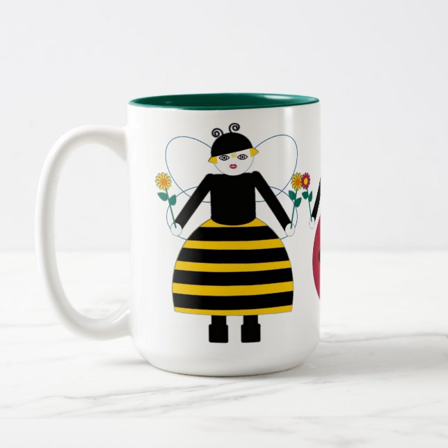 Coccinelle de Martzkin et tasse avec des erreurs (Gauche)
